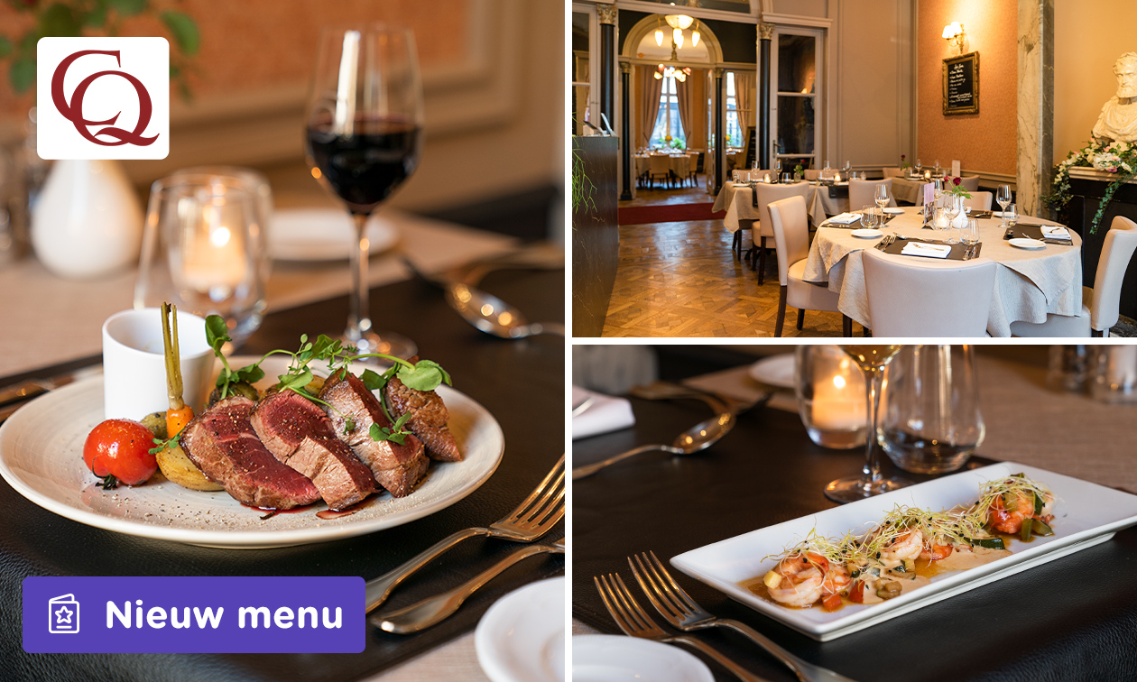 Carlos Quinto, 3gangendiner of lunch à la carte bij Carlos Quinto