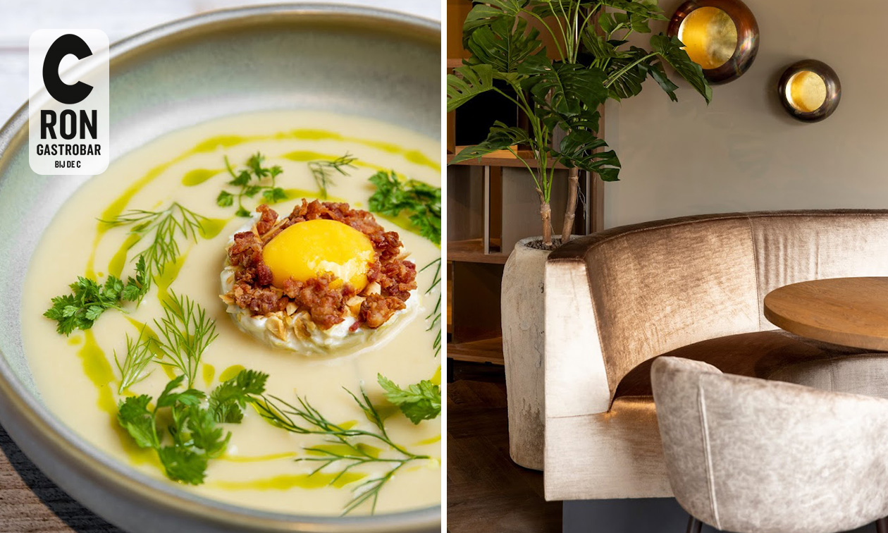 Ron Gastrobar bij de C, 3gangenlunch à la carte épargnez 27 à Haarlem avec Spontaan Ron Gastrobar bij de C, 3gangenlunch à la carte épargnez 27 à Haarlem avec Spontaan